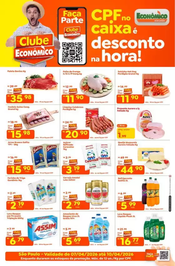 Catálogo Econômico Atacadão | Tabloide Econômico Atacadão - SP | 2026-04-07T00:00:00.000Z - 2026-04-10T00:00:00.000Z