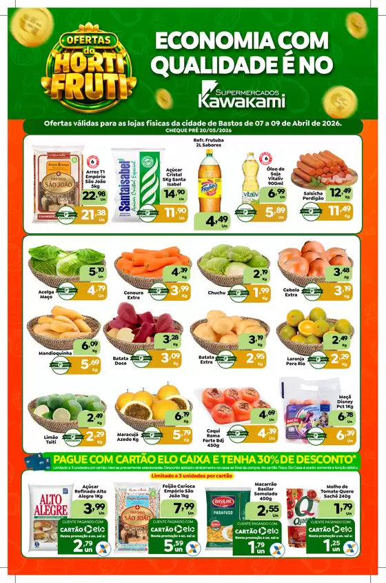 Catálogo Supermercados Kawakami | Ofertas - Bastos | 2026-04-07T00:00:00.000Z - 2026-04-09T00:00:00.000Z