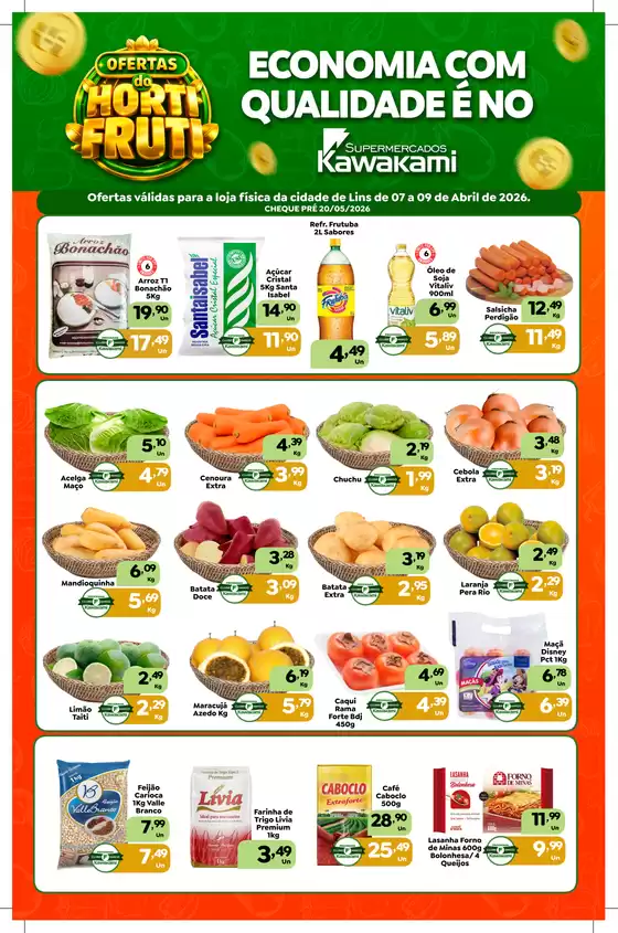 Catálogo Supermercados Kawakami | Ofertas - Lins | 2026-04-07T00:00:00.000Z - 2026-04-09T00:00:00.000Z