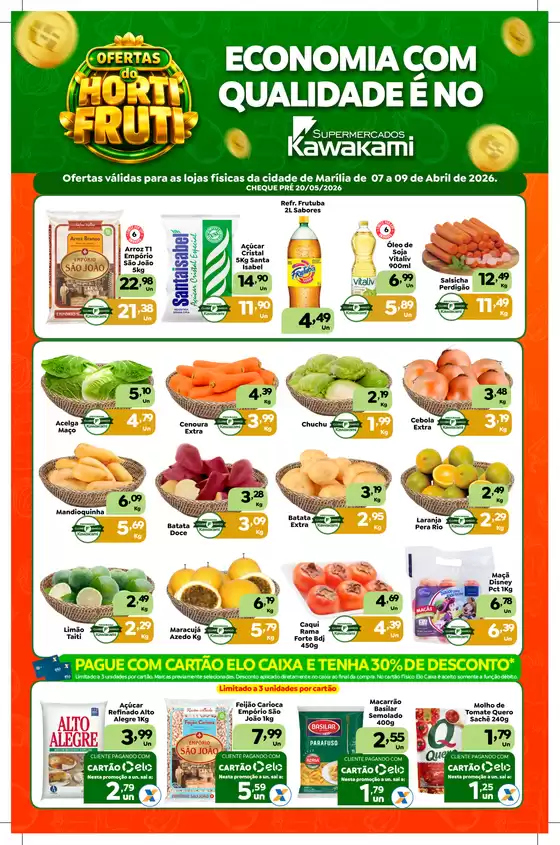 Catálogo Supermercados Kawakami | Ofertas - Marília | 2026-04-07T00:00:00.000Z - 2026-04-09T00:00:00.000Z