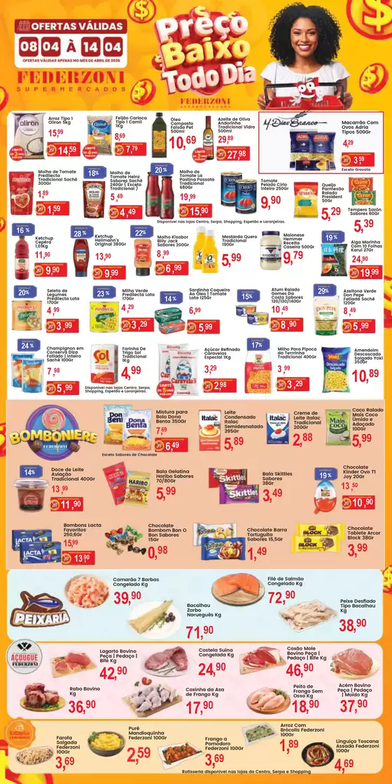 Catálogo Federzoni Supermercados | Preço Baxio  | 2026-04-08T00:00:00.000Z - 2026-04-14T00:00:00.000Z