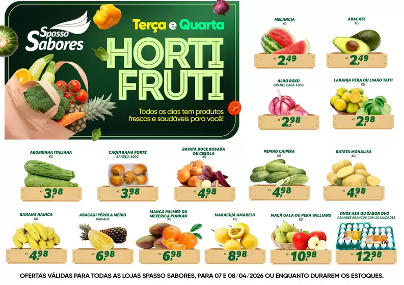 Catálogo Spasso Sabores | Encarte Spasso Sabores | 2026-04-07T00:00:00.000Z - 2026-04-08T00:00:00.000Z