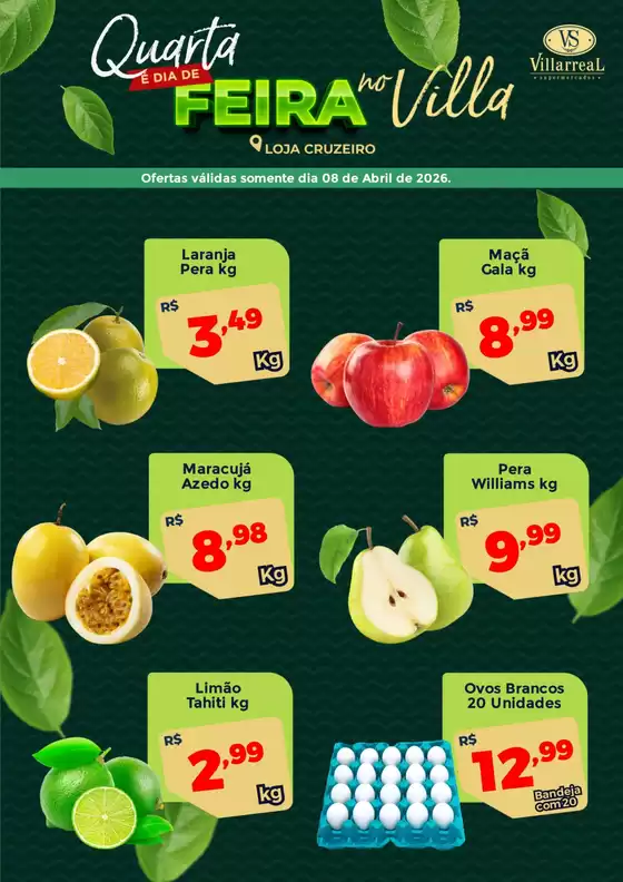 Catálogo Villarreal Supermercados | Ampla seleção de ofertas | 2026-04-08T00:00:00.000Z - 2026-04-08T00:00:00.000Z