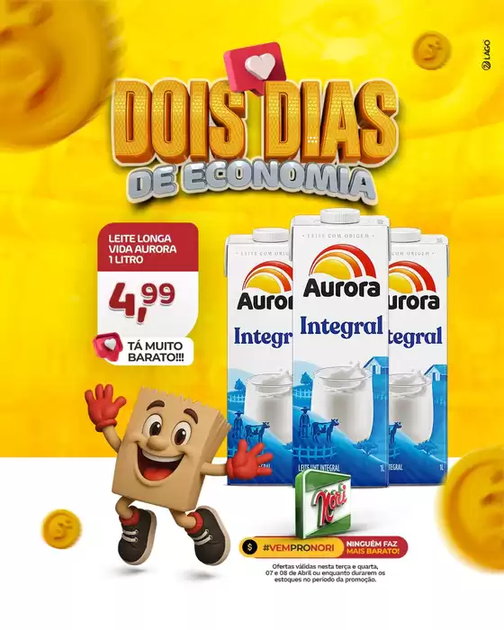 Catálogo Supermercados Nori | Pechinchas e ofertas atuais | 2026-04-07T00:00:00.000Z - 2026-04-08T00:00:00.000Z