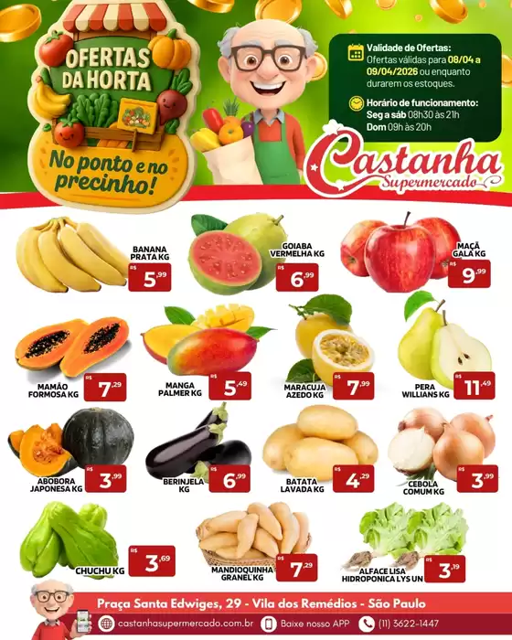 Catálogo Supermercado Castanha | Encarte Supermercado Castanha | 2026-04-08T00:00:00.000Z - 2026-04-09T00:00:00.000Z