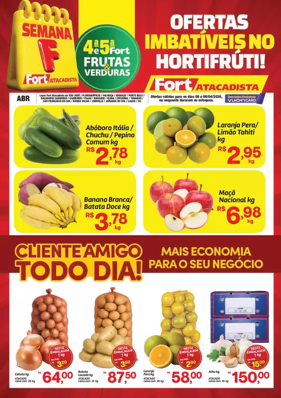 Catálogo Fort Atacadista | SC Fort FLV 4ª e 5ª 08 e 09 ABR 26 Regional | 2026-04-08T00:00:00.000Z - 2026-04-09T00:00:00.000Z