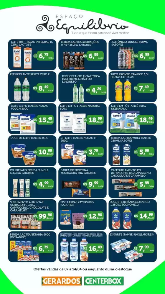 Catálogo CenterBox | CenterBox Espaço Equilibrio | 2026-04-07T00:00:00.000Z - 2026-04-14T00:00:00.000Z
