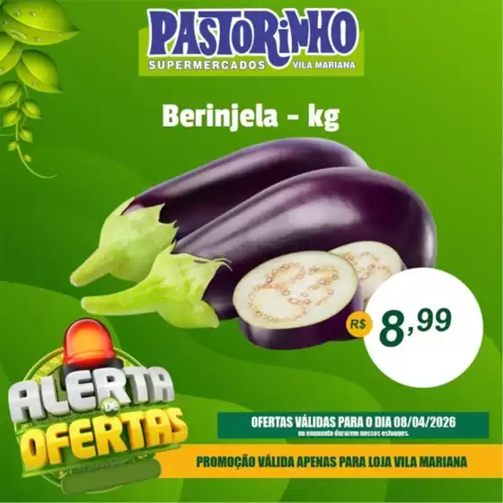 Catálogo Supermercado Pastorinho | Ofertas especiais para você | 2026-04-08T00:00:00.000Z - 2026-04-08T00:00:00.000Z