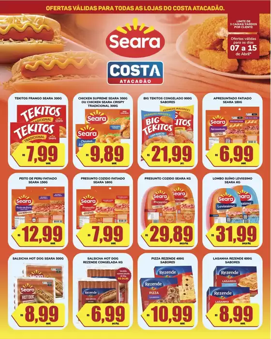 Catálogo Costa Atacadão | Ofertas Costa Atacadão | 2026-04-07T00:00:00.000Z - 2026-04-15T00:00:00.000Z