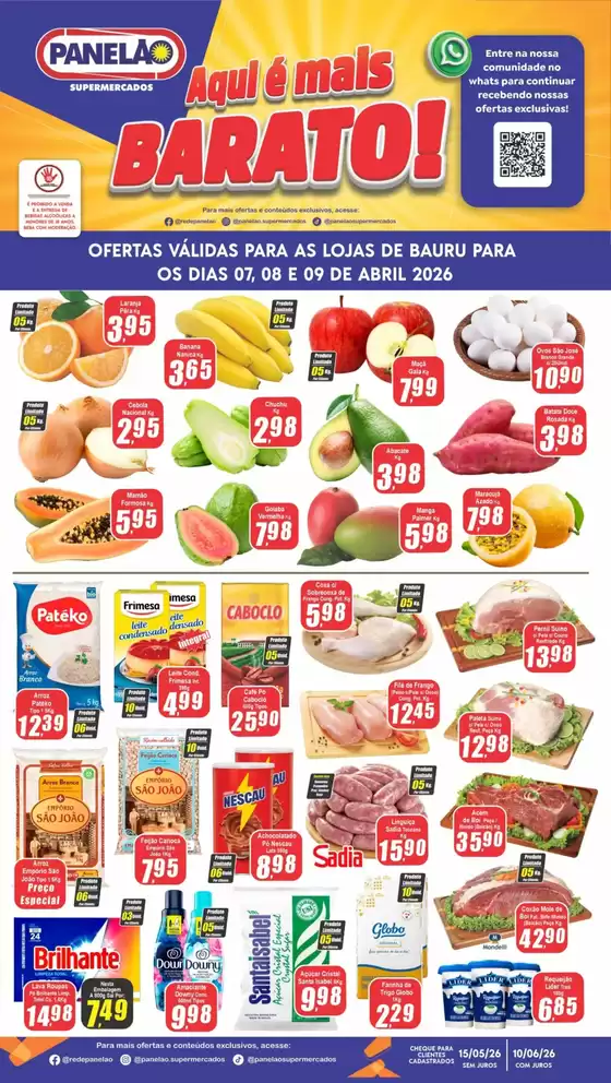 Catálogo Panelão | Promoções especiais em andamento | 2026-04-07T00:00:00.000Z - 2026-04-09T00:00:00.000Z