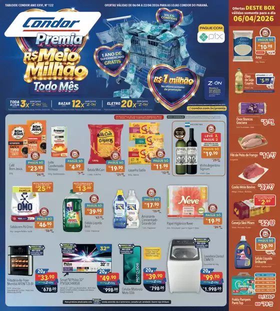 Catálogo Supermercados Condor | Encarte Supermercados Condor | 2026-04-06T00:00:00.000Z - 2026-04-22T00:00:00.000Z