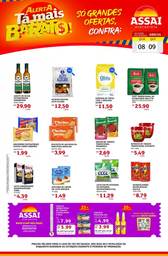 Catálogo Assaí Atacadista | Encarte Assaí Atacadista 45150-352 | 2026-04-08T00:00:00.000Z - 2026-04-09T00:00:00.000Z