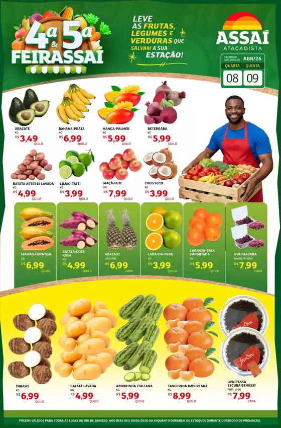 Catálogo Assaí Atacadista | Encarte Assaí Atacadista 45837 | 2026-04-08T00:00:00.000Z - 2026-04-09T00:00:00.000Z