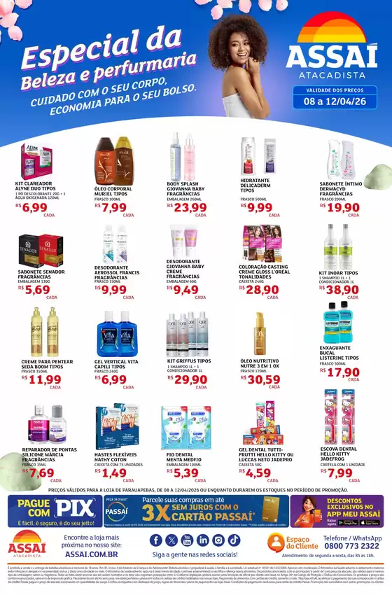 Catálogo Assaí Atacadista | Encarte Assaí Atacadista 45530-64 | 2026-04-08T00:00:00.000Z - 2026-04-12T00:00:00.000Z
