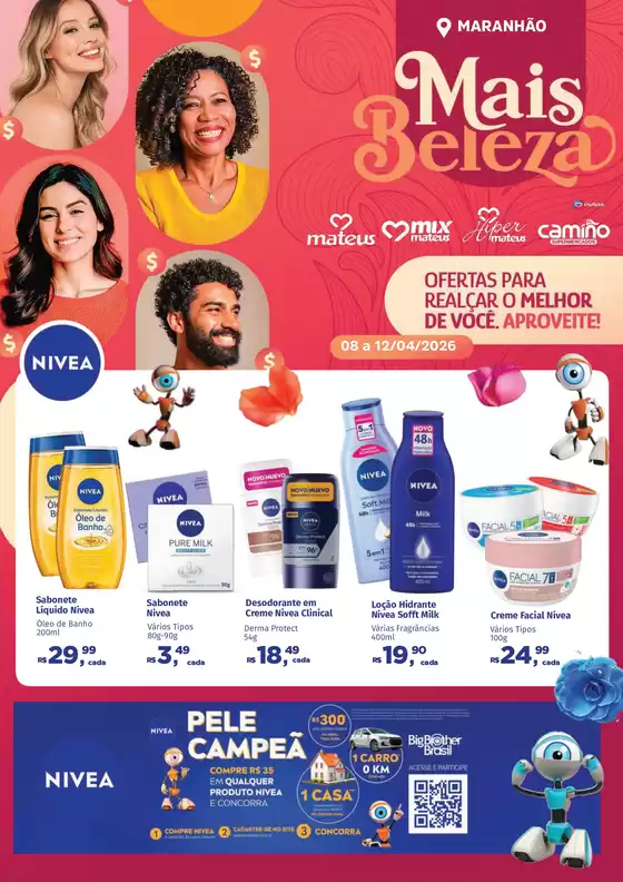 Catálogo Supermercados Mateus | Mais Beleza | 2026-04-08T00:00:00.000Z - 2026-04-12T00:00:00.000Z