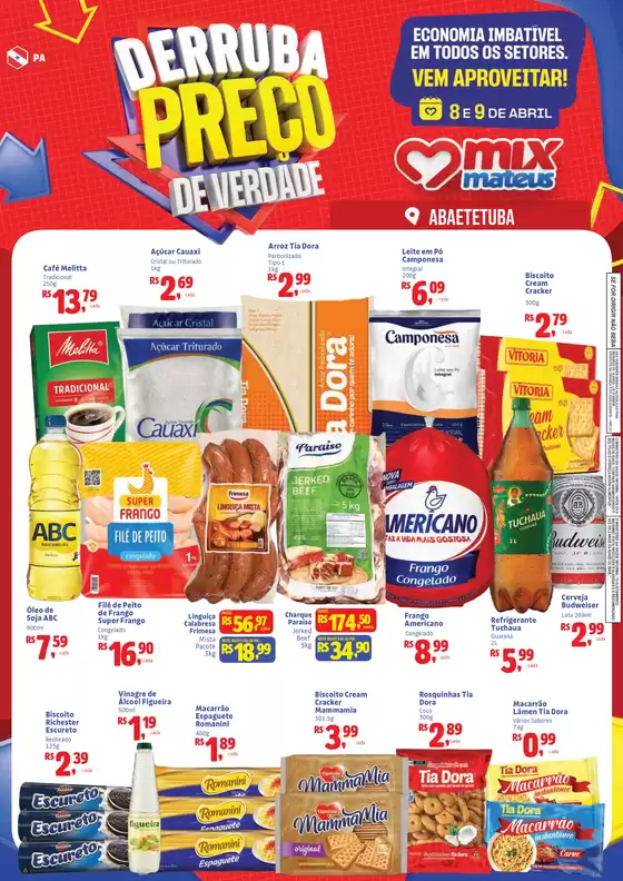 Catálogo Supermercados Mateus | Derruba Preço | 2026-04-08T00:00:00.000Z - 2026-04-08T00:00:00.000Z