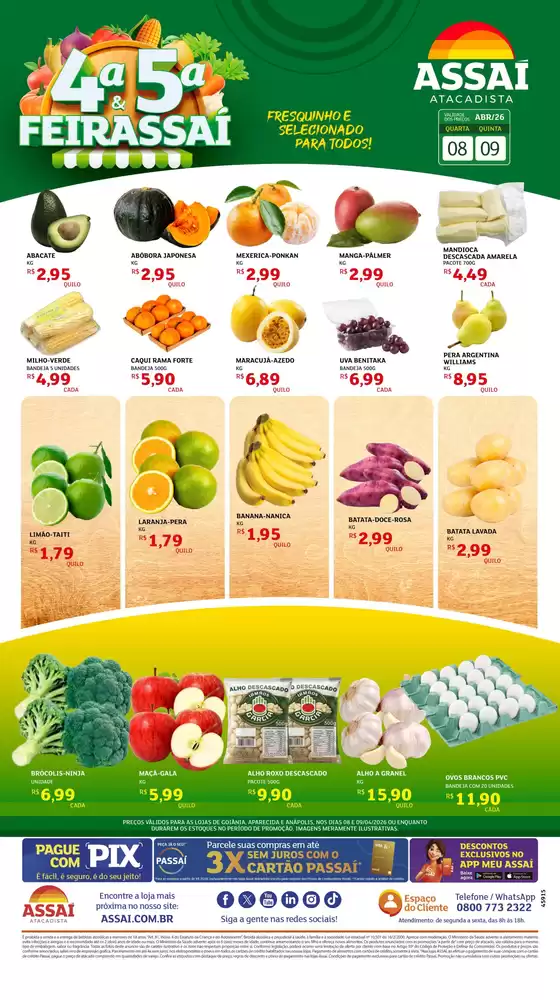 Catálogo Assaí Atacadista | Encarte Assaí Atacadista 45915-24 | 2026-04-08T00:00:00.000Z - 2026-04-09T00:00:00.000Z