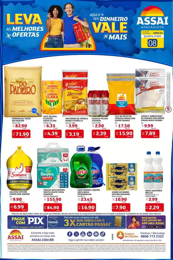 Catálogo Assaí Atacadista | Encarte Assaí Atacadista 45919-562 | 2026-04-08T00:00:00.000Z - 2026-04-08T00:00:00.000Z