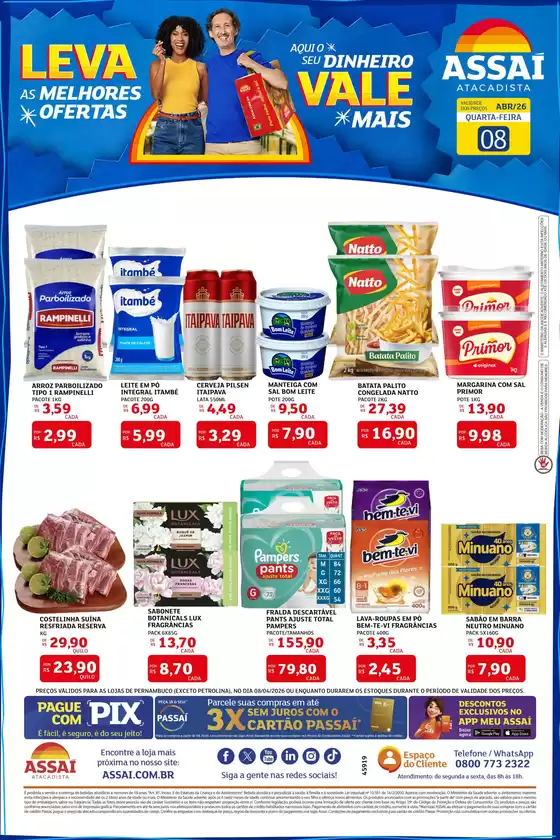 Catálogo Assaí Atacadista | Encarte Assaí Atacadista 45919-563 | 2026-04-08T00:00:00.000Z - 2026-04-08T00:00:00.000Z