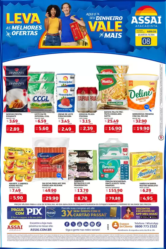 Catálogo Assaí Atacadista | Encarte Assaí Atacadista 45919-643 | 2026-04-08T00:00:00.000Z - 2026-04-08T00:00:00.000Z