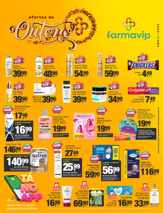 Catálogo Farmavip | Ótima oferta para todos os clientes | 2026-04-01T00:00:00.000Z - 2026-04-30T00:00:00.000Z