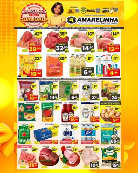 Catálogo Amarelinha Supermercados | Amarelinha Tem Qualidade | 2026-04-09T00:00:00.000Z - 2026-04-12T00:00:00.000Z