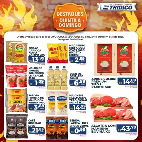 Catálogo Supermercados Tridico | Ofertas de Quinta a Domingo  | 2026-04-09T00:00:00.000Z - 2026-04-12T00:00:00.000Z