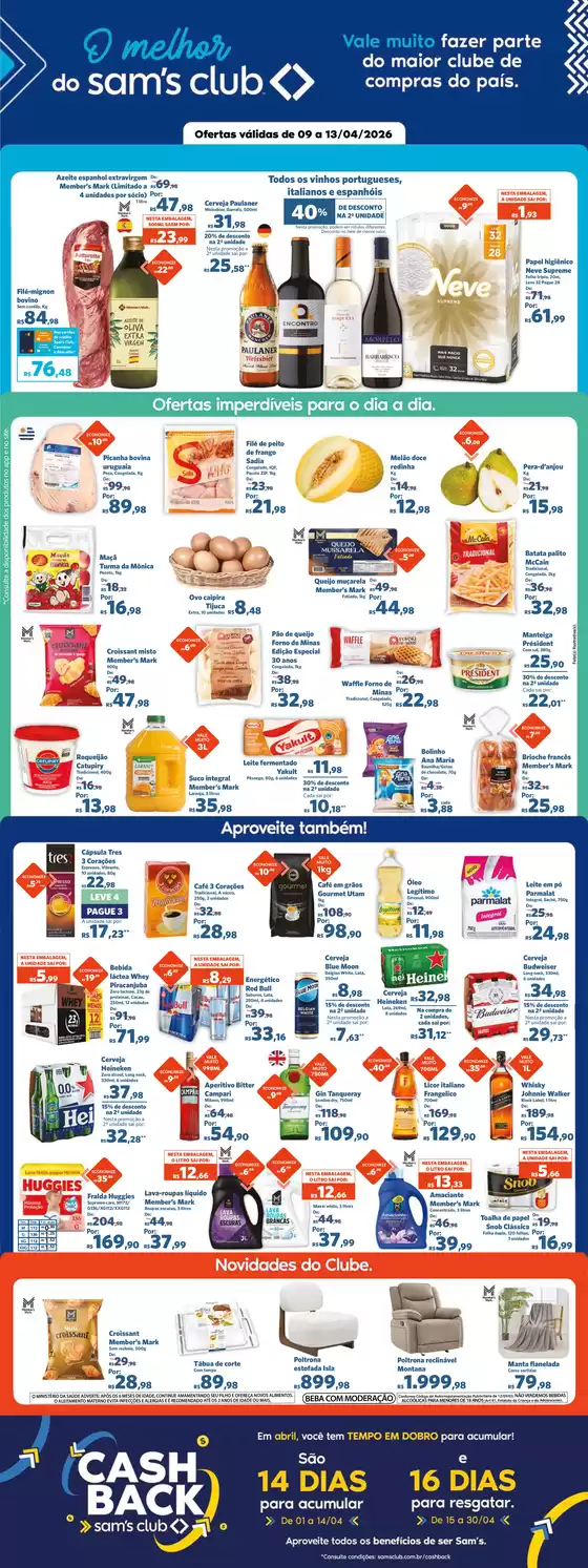 Catálogo Sam's Club | Ótima oferta para todos os clientes | 2026-04-09T00:00:00.000Z - 2026-04-13T00:00:00.000Z
