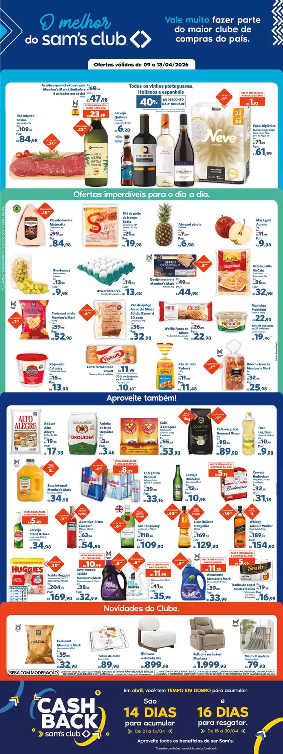 Catálogo Sam's Club | Economize agora com nossas ofertas | 2026-04-09T00:00:00.000Z - 2026-04-13T00:00:00.000Z