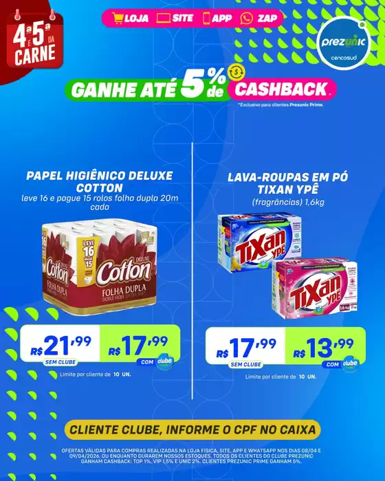 Catálogo Prezunic | Melhores ofertas e descontos | 2026-04-08T00:00:00.000Z - 2026-04-09T00:00:00.000Z