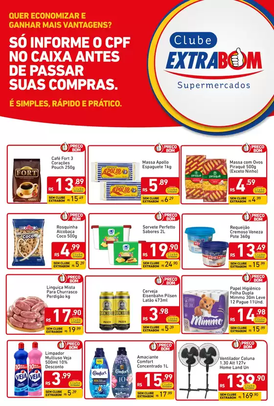 Catálogo Extrabom Supermercados em Dumont | Encarte Extrabom Supermercados | 2026-04-09T00:00:00.000Z - 2026-04-22T00:00:00.000Z