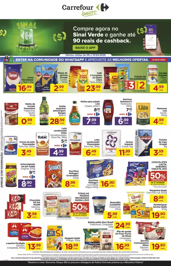 Catálogo Carrefour Bairro | Ofertas e promoções atuais | 2026-04-09T00:00:00.000Z - 2026-04-13T00:00:00.000Z