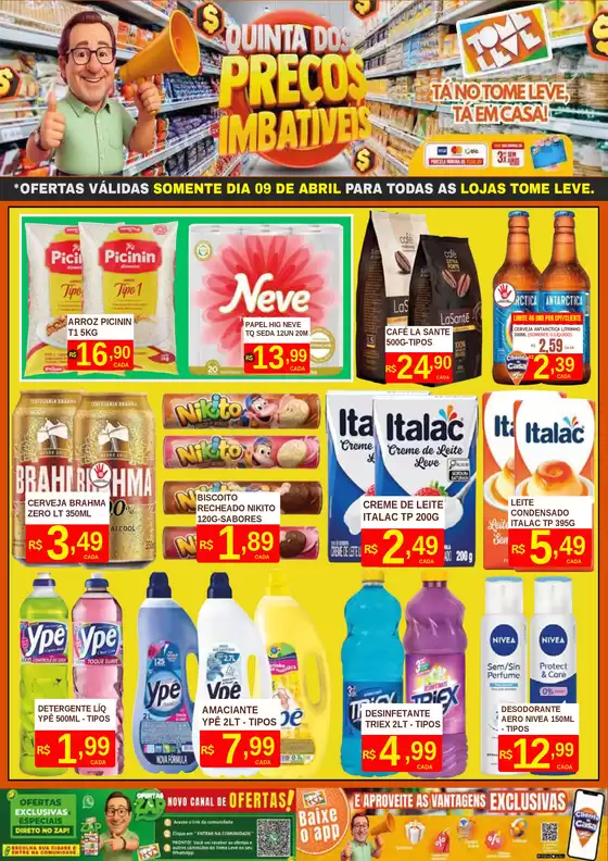 Catálogo Tome Leve | Ofertas exclusivas e pechinchas | 2026-04-09T00:00:00.000Z - 2026-04-09T00:00:00.000Z