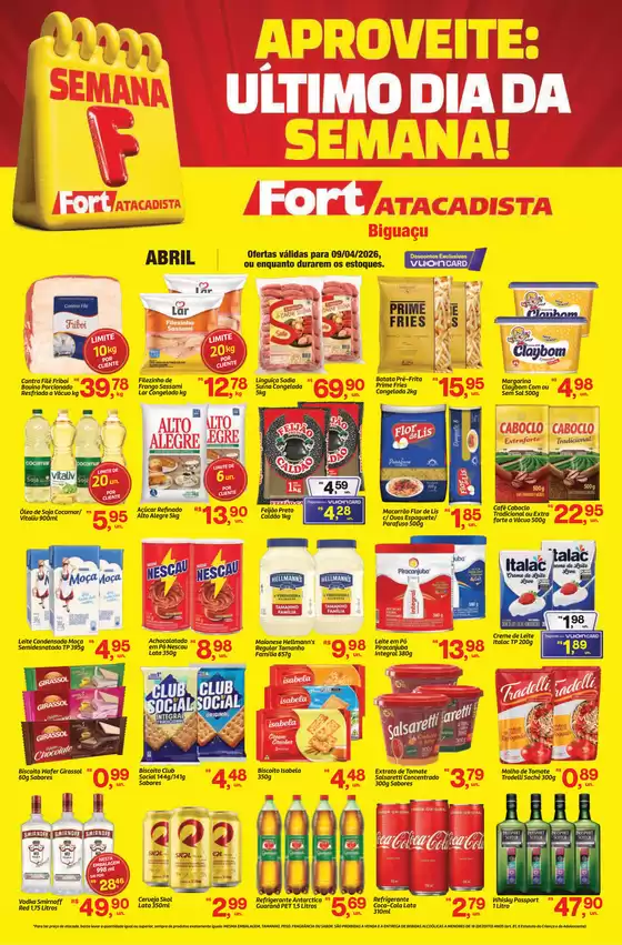 Catálogo Fort Atacadista | SC FORT Combate 09 ABR 26 Biguaçu | 2026-04-09T00:00:00.000Z - 2026-04-09T00:00:00.000Z