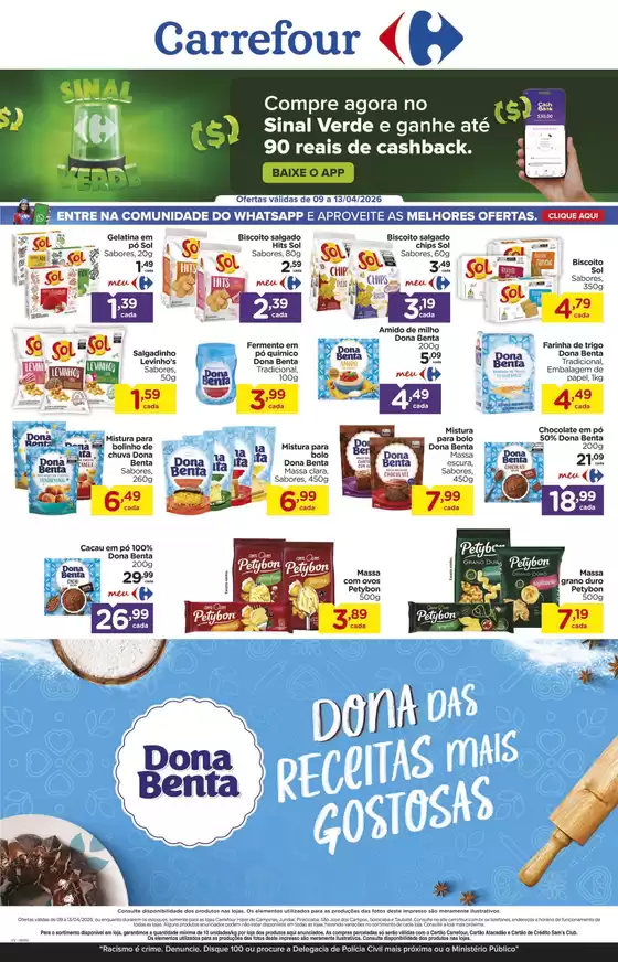 Catálogo Carrefour | Promoções especiais em andamento | 2026-04-09T00:00:00.000Z - 2026-04-13T00:00:00.000Z