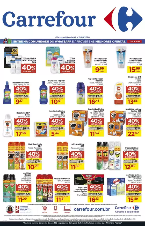 Catálogo Carrefour | Lâmina Saldão DPH e Perfumaria | 2026-04-09T00:00:00.000Z - 2026-04-15T00:00:00.000Z