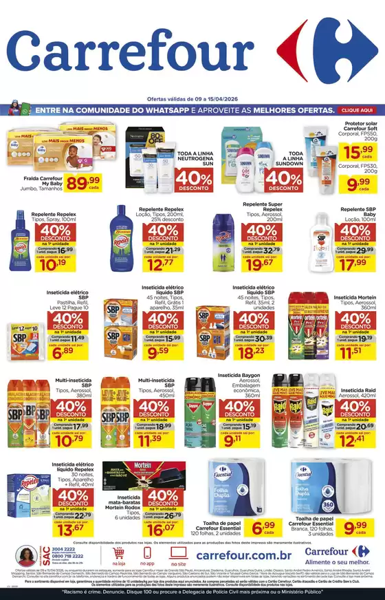 Catálogo Carrefour | Ofertas e promoções atuais | 2026-04-09T00:00:00.000Z - 2026-04-15T00:00:00.000Z