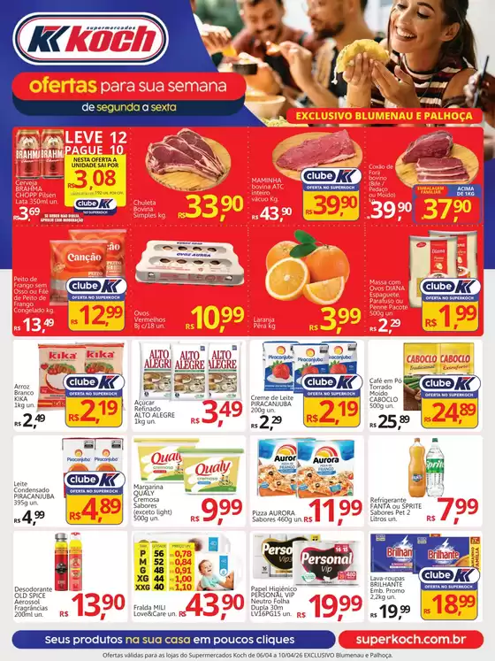 Catálogo Supermercados Koch | Ofertas especiais para você | 2026-04-06T00:00:00.000Z - 2026-04-10T00:00:00.000Z