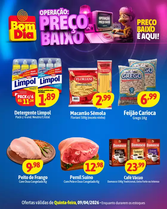 Catálogo Supermercados Bom Dia | Encarte Supermercados Bom Dia | 2026-04-09T00:00:00.000Z - 2026-04-09T00:00:00.000Z