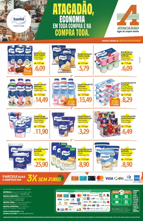 Catálogo Atacadão | Atacadão - Laticínios | 2026-04-09T00:00:00.000Z - 2026-04-14T00:00:00.000Z