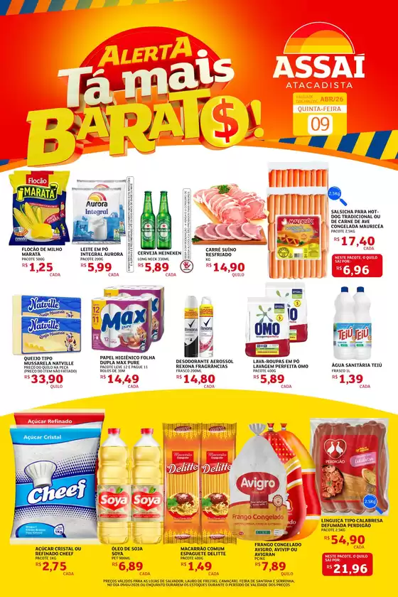 Catálogo Assaí Atacadista | Encarte Assaí Atacadista 45469-669 | 2026-04-09T00:00:00.000Z - 2026-04-09T00:00:00.000Z