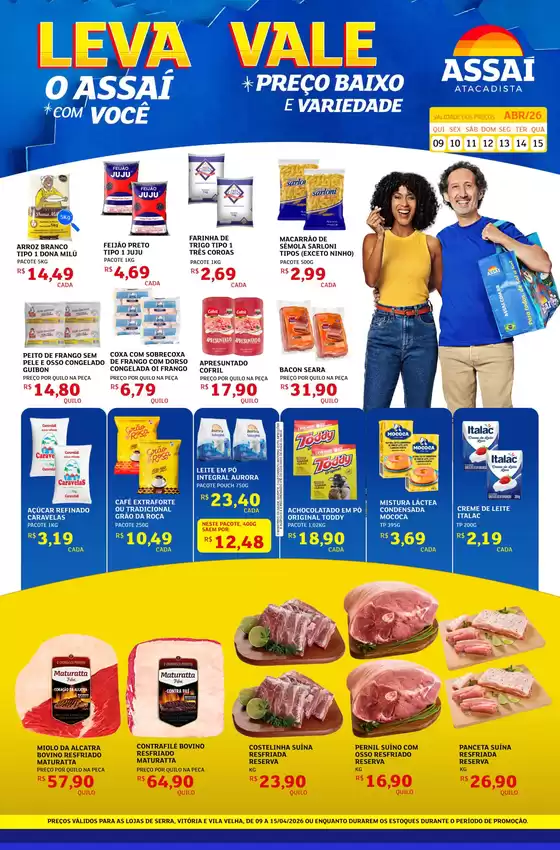 Catálogo Assaí Atacadista | Encarte Assaí Atacadista 45810 | 2026-04-09T00:00:00.000Z - 2026-04-15T00:00:00.000Z