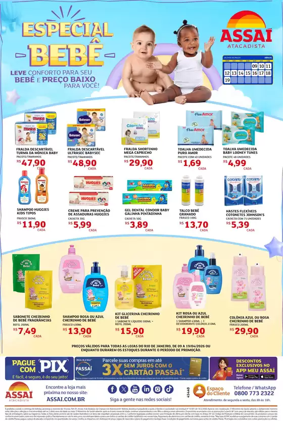 Catálogo Assaí Atacadista | Encarte Assaí Atacadista 45440 | 2026-04-09T00:00:00.000Z - 2026-04-19T00:00:00.000Z