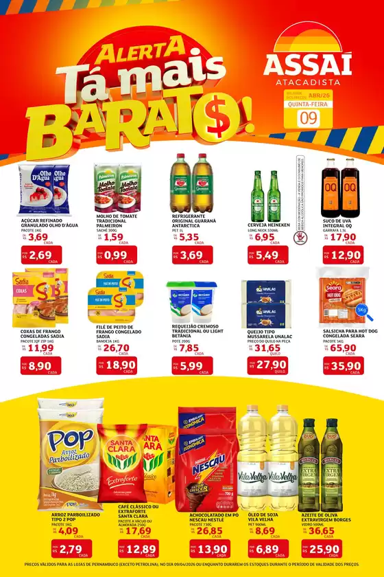 Catálogo Assaí Atacadista | Encarte Assaí Atacadista 45658-563 | 2026-04-09T00:00:00.000Z - 2026-04-09T00:00:00.000Z