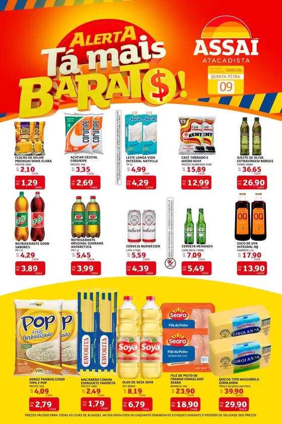 Catálogo Assaí Atacadista | Encarte Assaí Atacadista 45658-561 | 2026-04-09T00:00:00.000Z - 2026-04-09T00:00:00.000Z