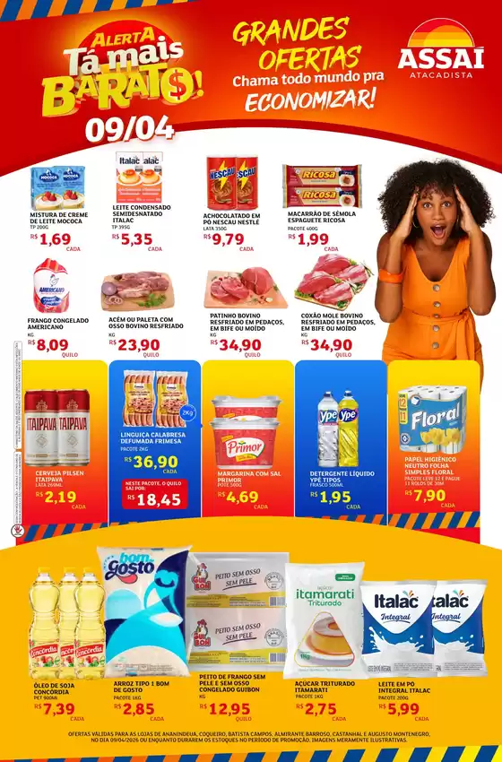 Catálogo Assaí Atacadista | Encarte Assaí Atacadista 45752-63 | 2026-04-09T00:00:00.000Z - 2026-04-09T00:00:00.000Z