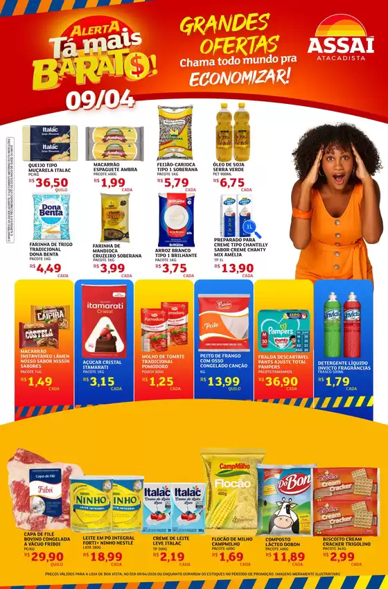 Catálogo Assaí Atacadista | Encarte Assaí Atacadista 45551-73 | 2026-04-09T00:00:00.000Z - 2026-04-09T00:00:00.000Z