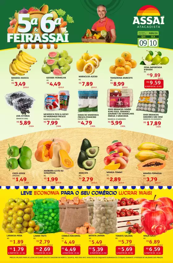 Catálogo Assaí Atacadista | Encarte Assaí Atacadista 45870-88 | 2026-04-09T00:00:00.000Z - 2026-04-10T00:00:00.000Z