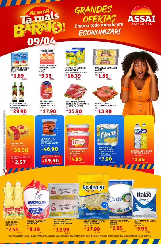 Catálogo Assaí Atacadista | Encarte Assaí Atacadista 45752-64 | 2026-04-09T00:00:00.000Z - 2026-04-09T00:00:00.000Z