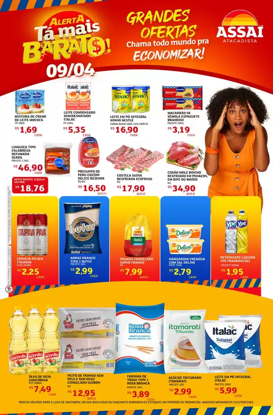 Catálogo Assaí Atacadista | Encarte Assaí Atacadista 45752-65 | 2026-04-09T00:00:00.000Z - 2026-04-09T00:00:00.000Z